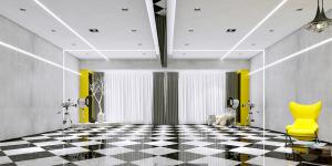 龍光世紀小木馬兒童攝影，現(xiàn)代簡約風格，極富科幻立體感